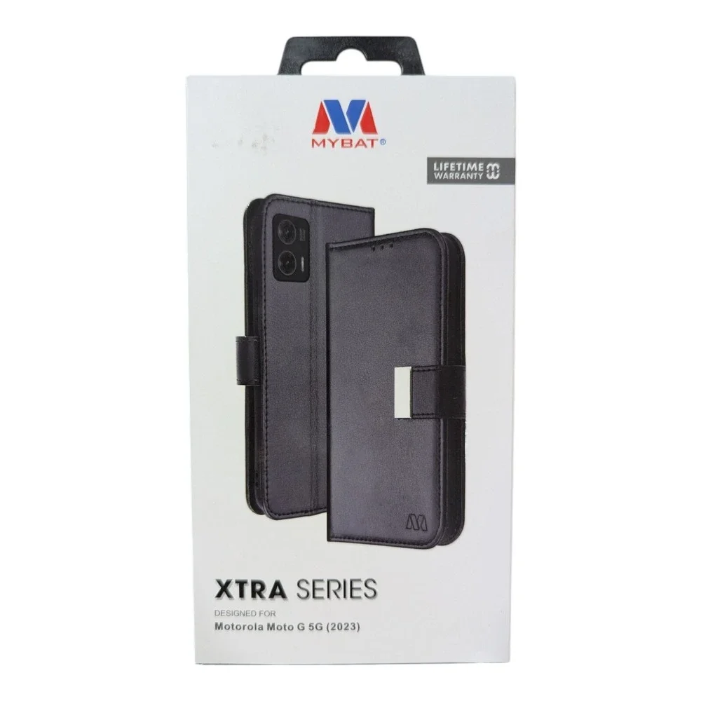 H2. Mybat Xtra Series My Jacket Wallet Case For Motorola‎ Moto G 5G (2023) Black